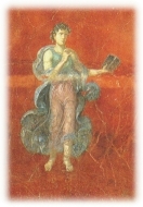 "Agrippina Minore nelle vesti della musa Calliope" (Ada Gabucci), da Moregine