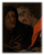 la Double Ecriture de Virgile dans l'art par Johann Heinrich Tischbein l'Ancien (1775)