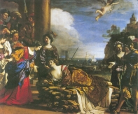 Guercino: la morte di Didone quale parodia di s, o l'autocaricatura della prima scrittura di Virgilio