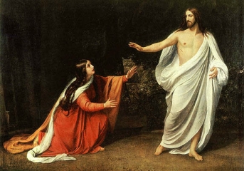 Alexander Ivanov (1835): Gesù risorto e Maria Maddalena