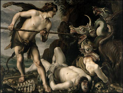 Hendrick Goltzius (1558–1617): Cadmus Slays the Dragon