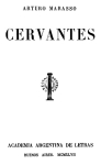 Arturo Marasso: "Cervantes" (1947)