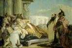 Giovanni Battista Tiepolo (1760; si notino Enea ed Acate che commiserano impassibili la morte di Didone, con palese trasfigurazione di "comites aspiciunt", ndc)
