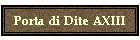 Porta di Dite AXIII