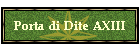Porta di Dite AXIII