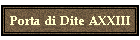 Porta di Dite AXXIII