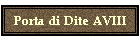 Porta di Dite AVIII